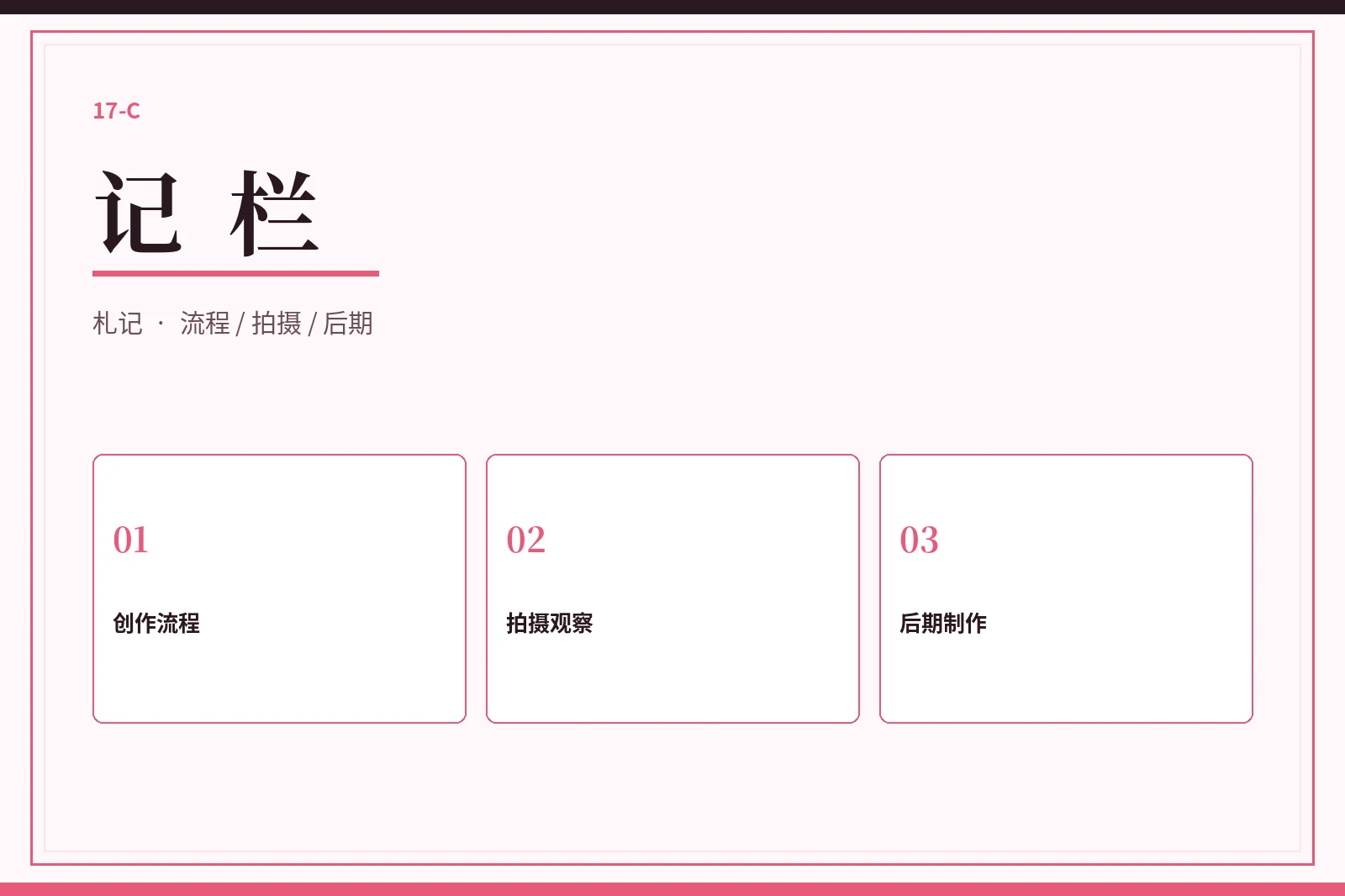 记栏视觉图