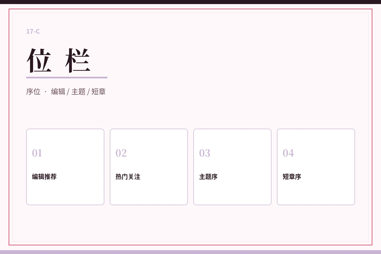 位栏视觉图
